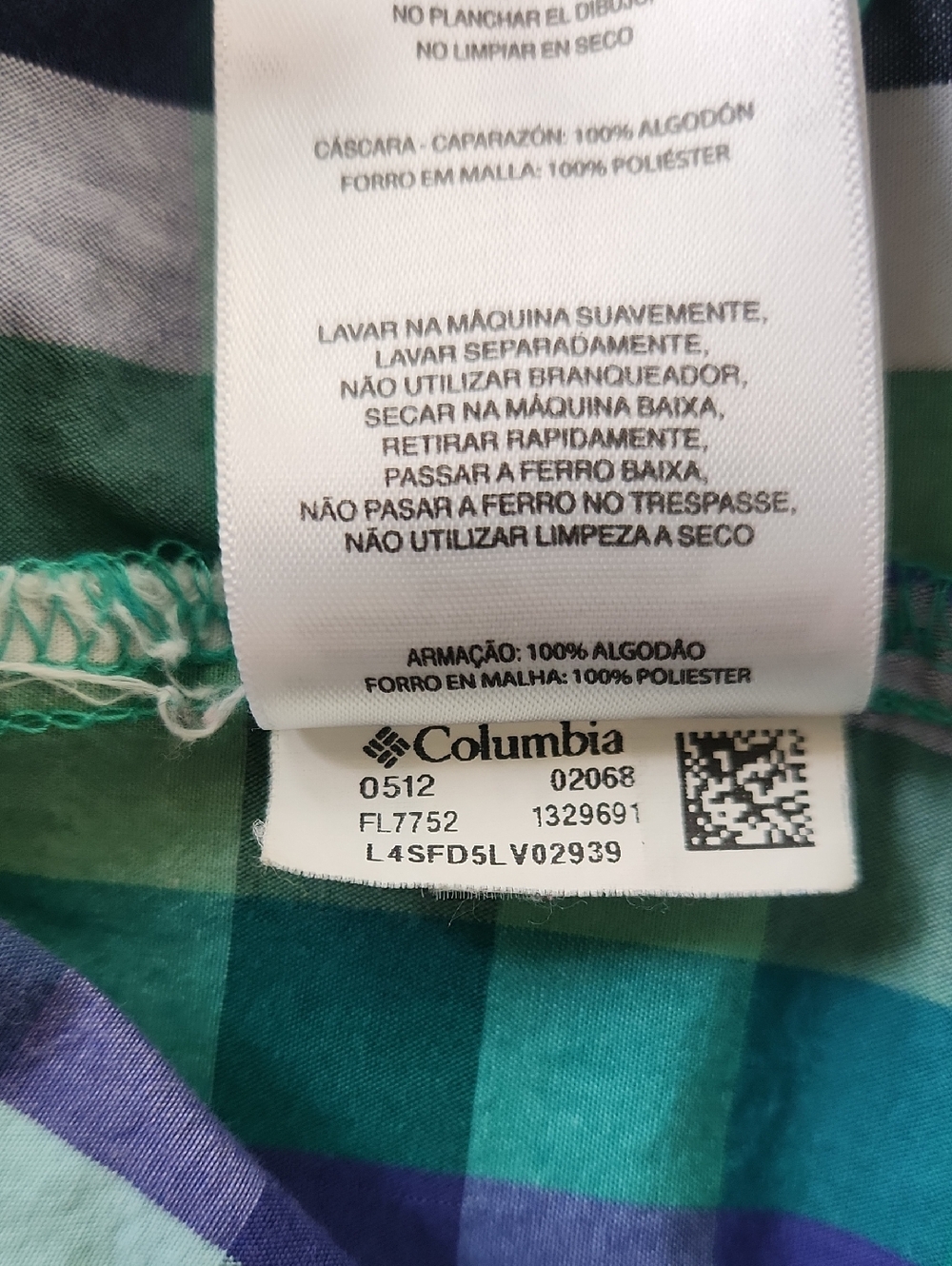 Columbia PFG Super Bonehead Long Sleeve Fishing Shirt Plaid Cotton XL - Picture 9 of 17
